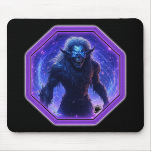 Alfombrilla De Ratón El Aswang Emerge De Un Portal Estelar