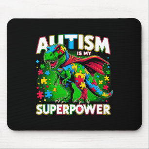 Alfombrilla De Ratón El autismo es mi súper poder Conciencia sobre el a