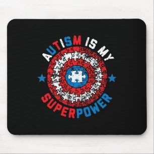 Alfombrilla De Ratón El autismo es mi superpotencia la conciencia autis