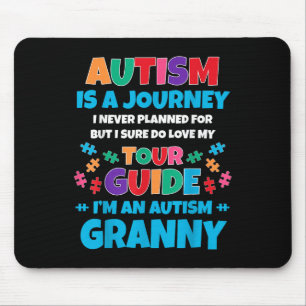 Alfombrilla De Ratón El Autismo Es Un Viaje Que Nunca Planeé La Abuela