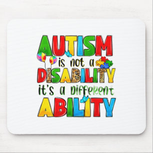 Alfombrilla De Ratón El autismo no es una discapacidad, es una habilida