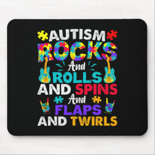 Alfombrilla De Ratón El Autismo Rodea Y Difunde El Mes De Conciencia So