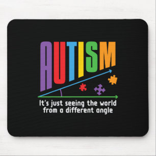 Alfombrilla De Ratón El autismo - sólo está viendo el ángulo diferente