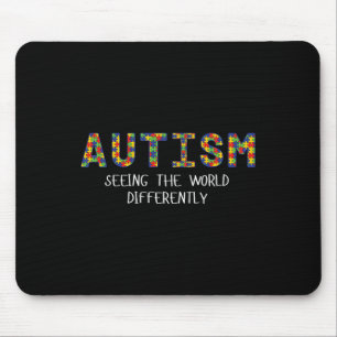 Alfombrilla De Ratón El Autismo Viendo El Mundo De Manera Diferente