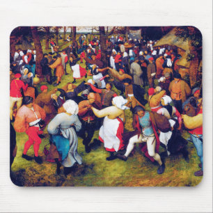 Alfombrilla De Ratón El baile de bodas, Pieter Bruegel