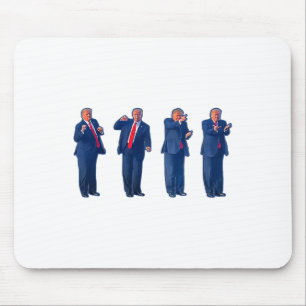 Alfombrilla De Ratón El baile Trumpty Trump bailando 4 de julio _1 