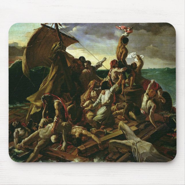 Alfombrilla De Ratón El baldaquino de la Medusa Théodore Géricault (Frente)