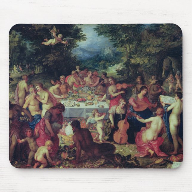 Alfombrilla De Ratón El banquete de dioses (Frente)