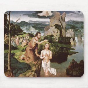 Alfombrilla De Ratón El bautismo de Cristo, c.1515