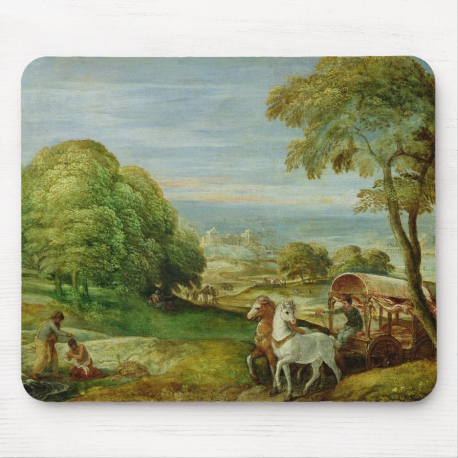 Alfombrilla De Ratón El bautismo del eunuco etíope (Frente)