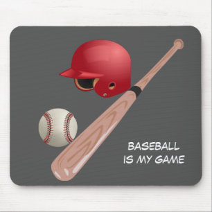 Alfombrilla De Ratón El béisbol es mi juego