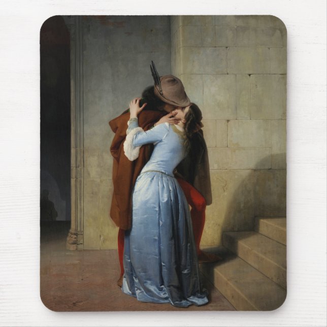 Alfombrilla De Ratón El beso (de Francesco Hayez) (Frente)