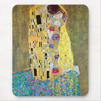 Alfombrilla De Ratón El beso de Gustav Klimt, vintage Art Nouveau