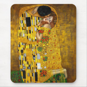 Alfombrilla De Ratón El beso de Gustavo Klimt