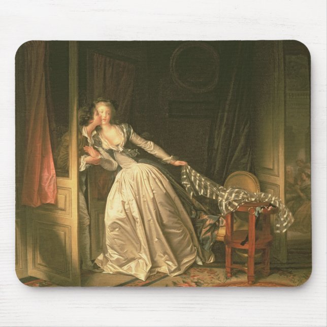 Alfombrilla De Ratón El beso robado, c.1788 (Frente)