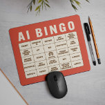 Alfombrilla De Ratón El bingo AI<br><div class="desc">¿Buscando el regalo perfecto de oficina que trae diversión (y un toque de competencia amistosa) a tediosas reuniones? No busque más, nuestro Bingo Mousepad de palabras clave de IA transforma cada conferencia llena de jerga en un entretenido juego de bingo mental. El llamativo fondo de color rojo-coral muestra una clásica...</div>