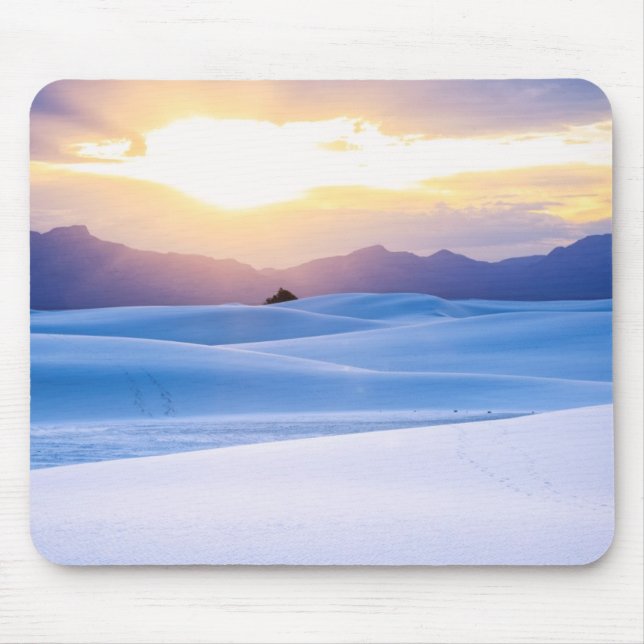 Alfombrilla De Ratón El blanco enarena el monumento nacional 3 (Frente)