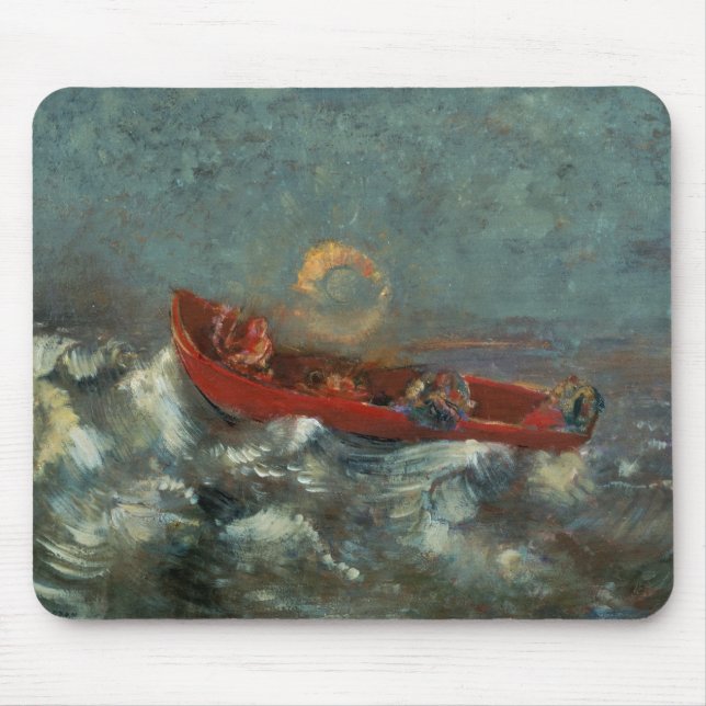 Alfombrilla De Ratón El Boat rojo, 1905 (Frente)