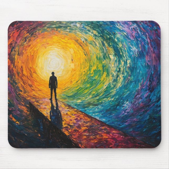 Alfombrilla De Ratón El borde de la dimensión (Frente)