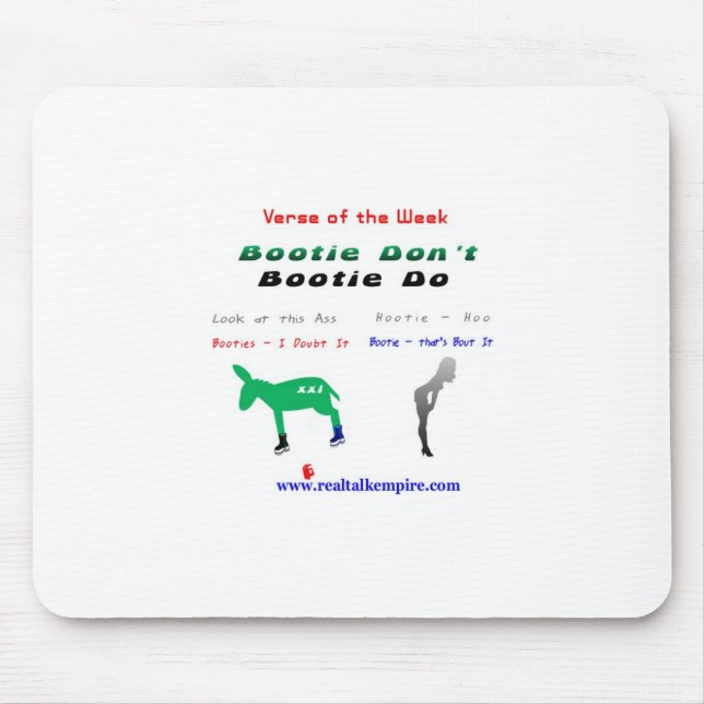 Alfombrilla De Ratón el botín no hace - ratón (Frente)