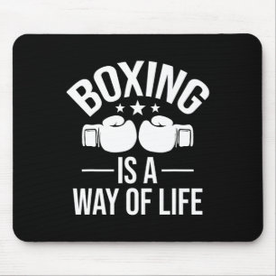 Alfombrilla De Ratón El Boxeo Es Una Forma De Vida - Gimnasio Kickboxer