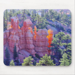 Alfombrilla De Ratón El brillar intensamente del barranco de Bryce