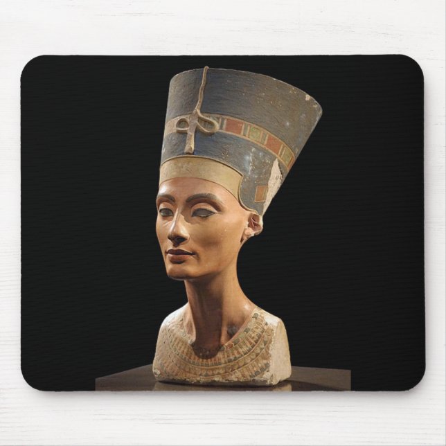Alfombrilla De Ratón El busto de la reina Nefertiti (Frente)
