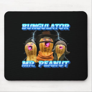 Alfombrilla De Ratón El Cacahuete Quemado Funny Goop Sr. Peanut Bungula