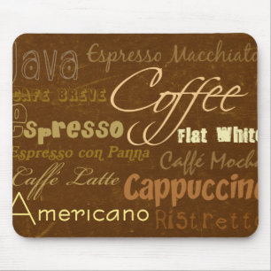Alfombrilla De Ratón El café bebe Mousepad