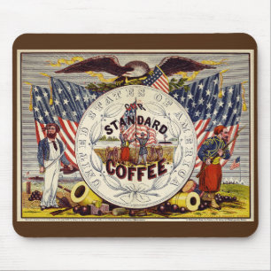 Alfombrilla De Ratón El café estándar de Estados Unidos