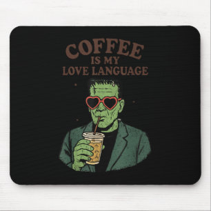 Alfombrilla De Ratón El Café Frankenstein Famoso Es Mi Amor