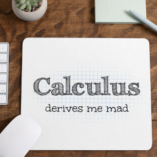 Alfombrilla De Ratón El cálculo me produce el humor de la matemática lo