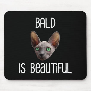 Alfombrilla De Ratón El Calvo Es Un Gato Bonito Sin Pelo