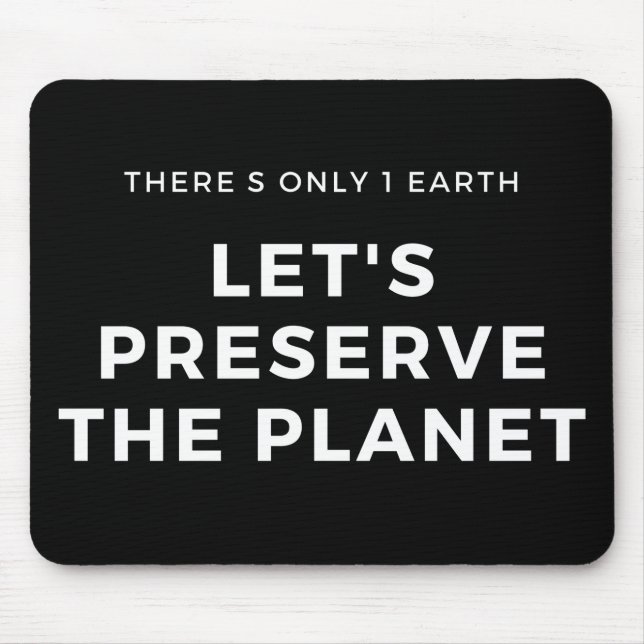 Alfombrilla De Ratón el cambio climático es real (Frente)