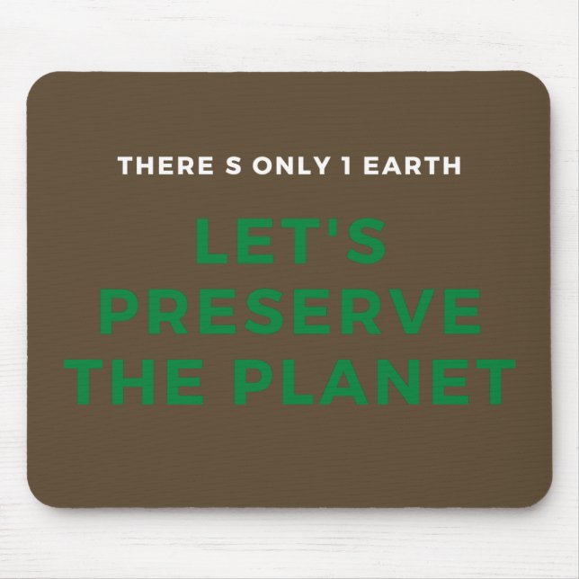 Alfombrilla De Ratón el cambio climático es real (Frente)