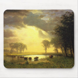 Alfombrilla De Ratón El Camino de Búfalo, Albert Bierstadt