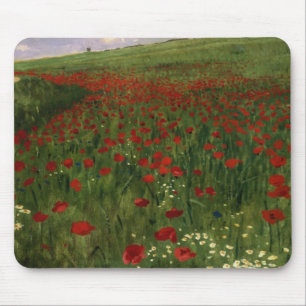 Alfombrilla De Ratón El campo de la amapola, 1896