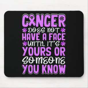 Alfombrilla De Ratón El cáncer no tiene rostro hasta que...