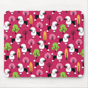 Alfombrilla De Ratón El caniche en el parque