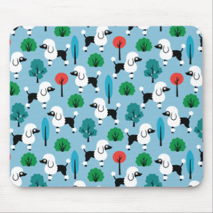 Alfombrilla De Ratón El caniche en el parque