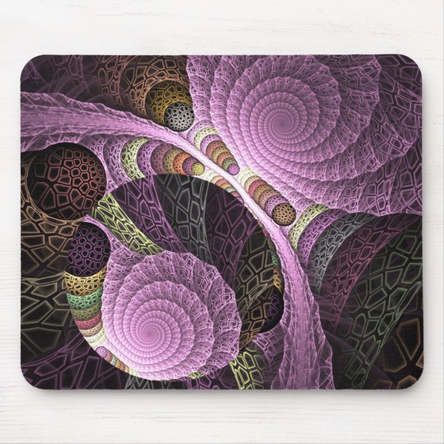 Alfombrilla De Ratón El caracol descasca Mousepad (Frente)