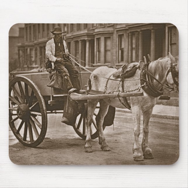 Alfombrilla De Ratón El carro de agua, a partir de la "vida en las (Frente)