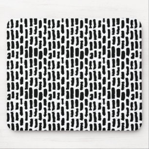 Alfombrilla De Ratón El cepillo negro frota ligeramente el modelo