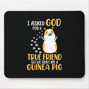 Alfombrilla De Ratón El cerdo guineano es un verdadero amigo