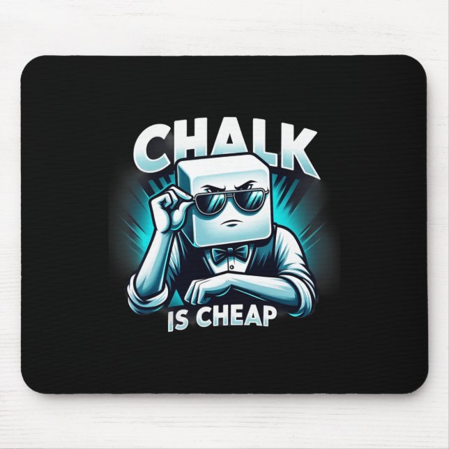 Alfombrilla De Ratón El Chalk Es Un Tee Barato Ideal Para Piscina Y Bil (Frente)