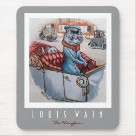 Alfombrilla De Ratón El chófer del gato