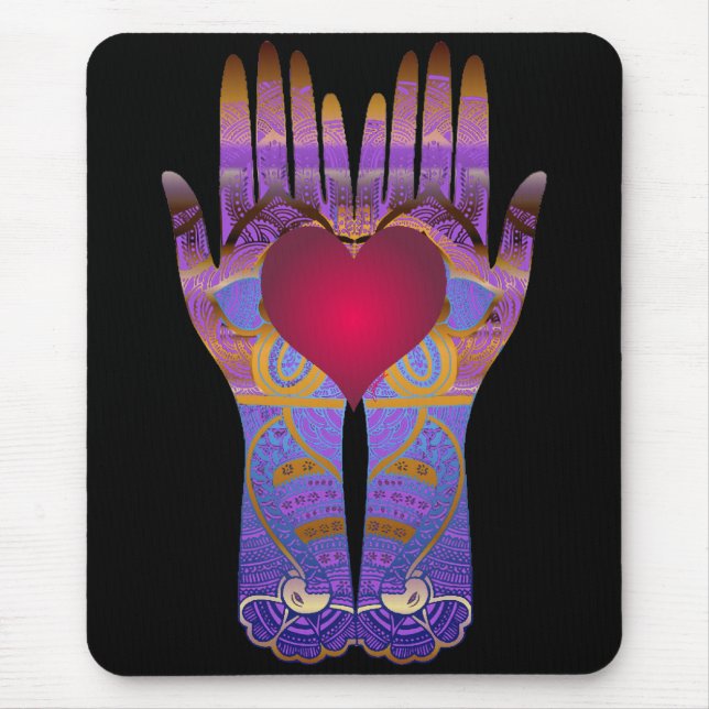 Alfombrilla De Ratón El cielo da Mousepad oscuro (Frente)
