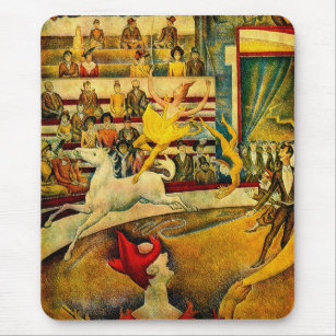 Alfombrilla De Ratón El circo de Georges Seurat (1891)