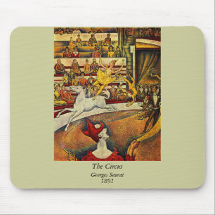 Alfombrilla De Ratón El circo de Georges Seurat (1891)