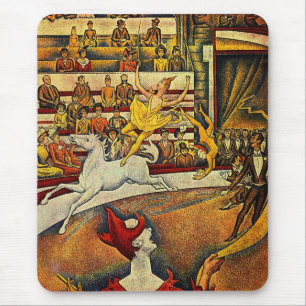 Alfombrilla De Ratón El circo de Georges Seurat (1891)